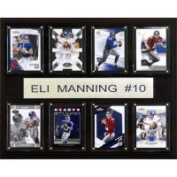 New York Giants Eli Manning 12 x 15 Plaque