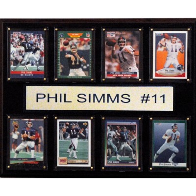 New York Giants Phil Simms 12 x 15 Plaque