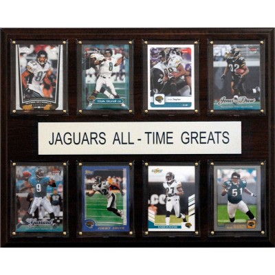 Jacksonville Jaguars 12 x 15 All-Time Greats Plaque