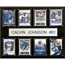 Detroit Lions Calvin Johnson 12 x 15 Plaque