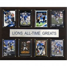 Detroit Lions 12 x 15 All-Time Greats Plaque