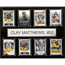 Green Bay Packers Clay Matthews 12 x 15 Plaque