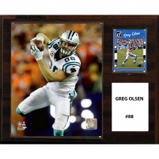 Carolina Panthers Greg Olsen 12 x 15 Plaque