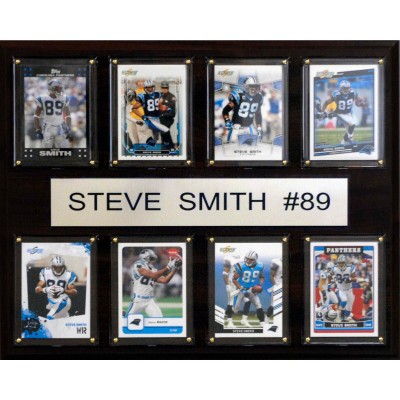 Carolina Panthers Steve Smith 12 x 15 Plaque