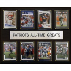 New England Patriots 12 x 15 All-Time Greats Team Plaque