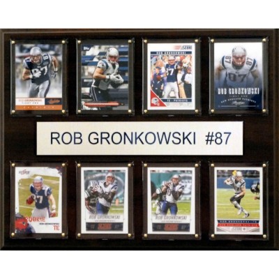 New England Patriots Rob Gronkowski 12 x 15 Plaque