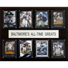 Baltimore Ravens 12 x 15 All-Time Greats Plaque