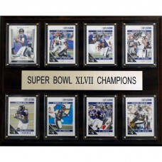 Baltimore Ravens Super Bowl XLVII Champions 12 x 15 Plaque