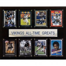 Minnesota Vikings 12 x 15 All-Time Greats Plaque