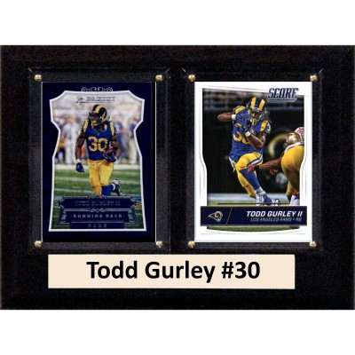 Todd Gurley II Los Angeles Rams 6 x 8 Plaque