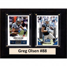 Carolina Panthers Greg Olsen 6 x 8 Plaque