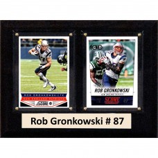 New England Patriots Rob Gronkowski 6 x 8 Plaque