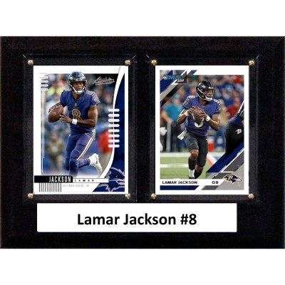 Baltimore Ravens Lamar Jackson 6 x 8 Plaque