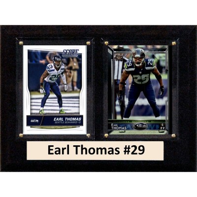 Seattle Seahawks Earl Thomas 6 x 8 Plaque
