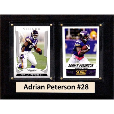 Minnesota Vikings Adrian Peterson 6 x 8 Plaque
