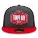 Бейсболка Tampa Bay Buccaneers New Era 2021 NFL Draft On-Stage 59FIFTY - Graphite/Red