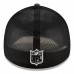 Бейсболка Las Vegas Raiders New Era 2021 NFL Draft Trucker 39THIRTY - Graphite/Black