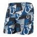 Плавательные шорты Indianapolis Colts FOCO Geo Print - Royal/White