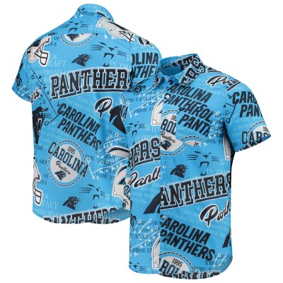 Рубашка с коротким рукавом Carolina Panthers FOCO Thematic - Blue