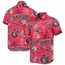 Tampa Bay Buccaneers FOCO Thematic Button-Up Shirt - Red