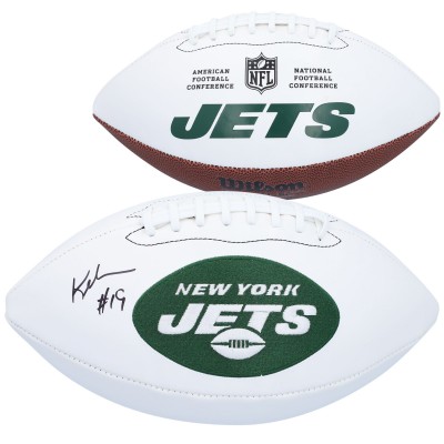 Мяч американского футбола NFL Keyshawn Johnson New York Jets Authentic Autographed Wilson