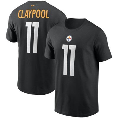 Футболка Chase Claypool Pittsburgh Steelers Nike - Black