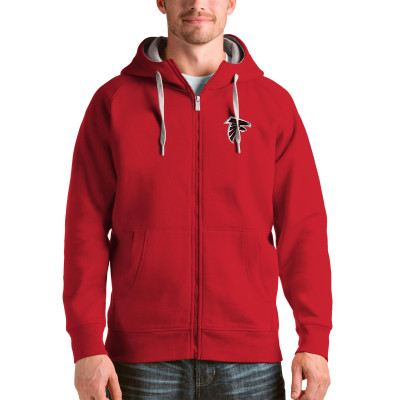Толстовка Atlanta Falcons Antigua Red Victory Full-Zip
