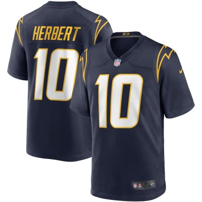 Игровая джерси Justin Herbert Los Angeles Chargers Nike Game - Navy