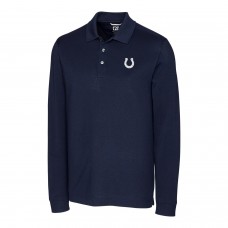 Поло с длинном рукавом Indianapolis Colts Cutter & Buck Advantage - Navy