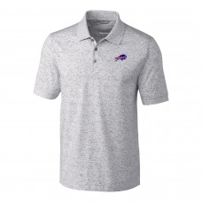 Buffalo Bills Cutter & Buck Gray Space Dye Advantage Polo