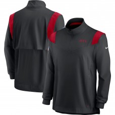 Ветровка тренерская с молнией Atlanta Falcons Nike 2021 Sideline Coaches Repel - Black