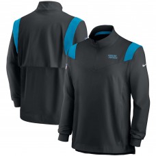Ветровка тренерская с молнией Carolina Panthers Nike 2021 Sideline Coaches Repel - Black