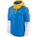 Кофта на короткой молнии Los Angeles Chargers Nike Sideline Player - Powder Blue