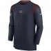 Футболка с длинным рукавом Chicago Bears Nike Sideline Player UV Performance - Navy