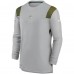 Футболка с длинным рукавом Green Bay Packers Nike Sideline Player UV Performance - Gray