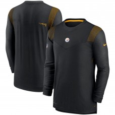 Футболка с длинным рукавом Pittsburgh Steelers Nike Sideline Player UV Performance - Black