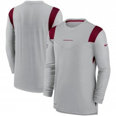 Футболка с длинным рукавом Washington Football Team Nike Sideline Player UV Performance - Gray