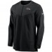 Кофта на короткой молнии Baltimore Ravens Nike Sideline UV Performance - Black