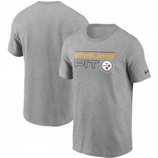 Футболка Pittsburgh Steelers Nike Broadcast Essential - Heathered Charcoal