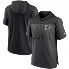 Футболка с капюшоном Atlanta Falcons Nike Performance - Heathered Charcoal/Black Футболка с капюшоном Atlanta Falcons Nike Performance - Heathered Charcoal/Black