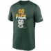 Футболка Green Bay Packers Nike Green Legend Local Phrase Performance