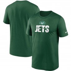 Футболка New York Jets Nike Legend Microtype Performance - Green