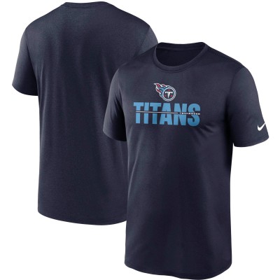 Футболка Tennessee Titans Nike Legend Microtype Performance - Navy