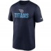 Футболка Tennessee Titans Nike Legend Microtype Performance - Navy