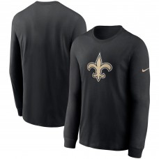 Футболка с длинным рукавом New Orleans Saints Nike Primary Logo - Black