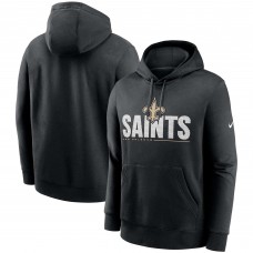 Толстовка с капюшоном New Orleans Saints Nike Team Impact Club - Black