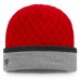 Вязанная шапка Atlanta Falcons Block Party - Red/Heathered Gray