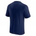 Футболка Tennessee Titans Colorblock - Navy/Heathered Gray