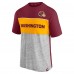 Футболка Washington Football Team Colorblock - Burgundy/Heathered Gray