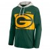 Футболка с длинным рукавом с капюшоном Green Bay Packers - Green